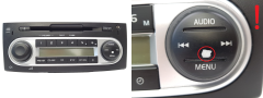 Radio Cd Mp3 Spelare Mitsubishi Colt 8701A239 DY-1ME9U24N-T 1347