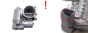 Spjällhusventil 03C133062B A2C53030790 VWAG 2342