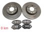 Bromsskivor Fram 402066818R 410608885R Dacia Sandero 3
