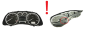 Hastighetsmätare Peugeot 307 9636708880 E 05 51715