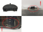 Hastighetsmätare Expert Scudo Jumpy 1401107680 PSA Fiat 1060