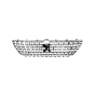 Kylargrill Fram Original Citroen Peugeot 5008 9815336080