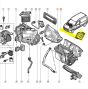 Komfortstyrenhet Original Renault Kangoo AC 8200095112
