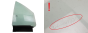 Dörrfönster Fram Höger 7701470199 7700848397 Renault Megane Cabriolet