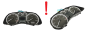 Hastighetsmätare Peugeot 307 9651299680 E 01 49793