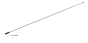 Antenn Ny Original Renault Nissan 6 mm /860 mm 2820600QAA