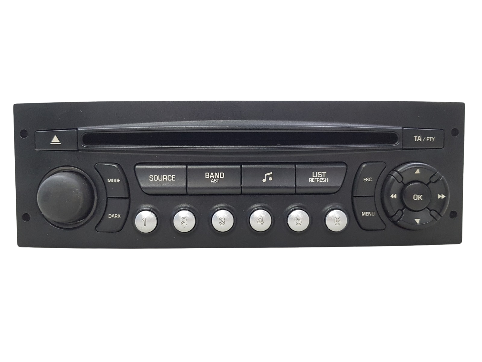 CD-radio Peugeot 207 96613826XT PSARCD411-51 Siemens 1083 main product photo
