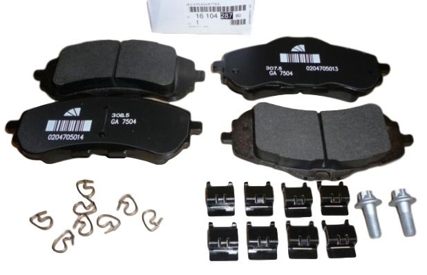 Bromsbelägg Fram 1610428780 Peugeot Citroen Original main product photo