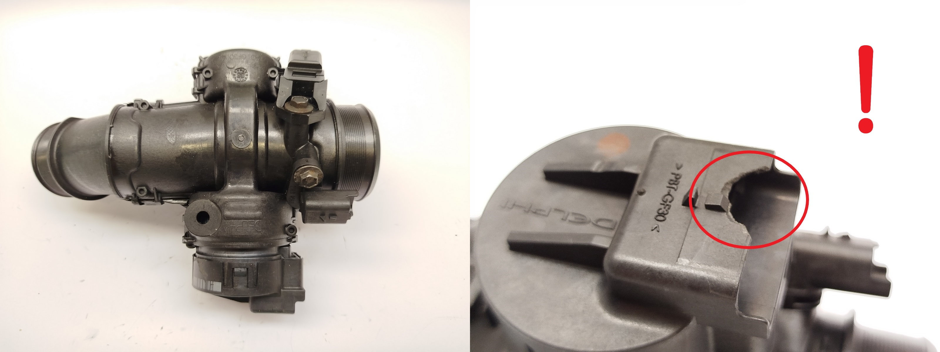 Spjällhusventil 0345E7 25365223 1.6hdi Citroen Peugeot Delphi 5100 main product photo