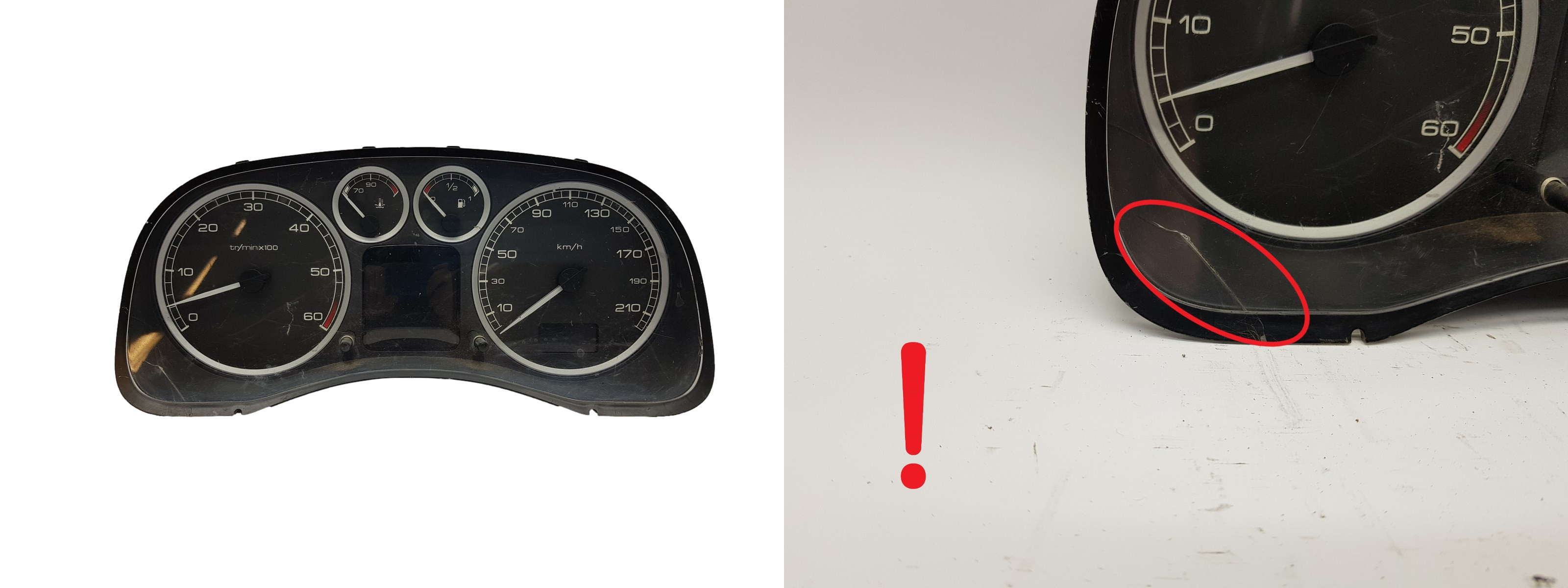Varvräknare Peugeot 307 9655476580 2912 main product photo
