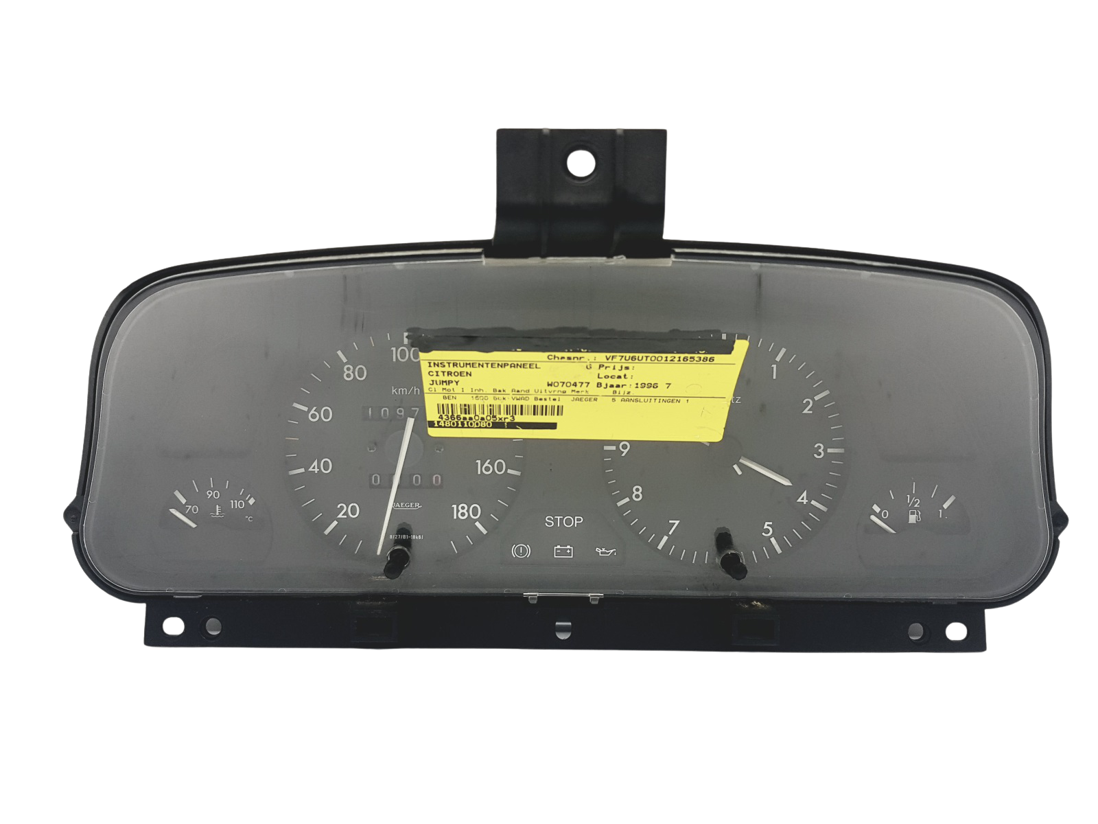 Hastighetsmätare Scudo Jumpy Expert 1480110080 Fiat PSA 45206 main product photo