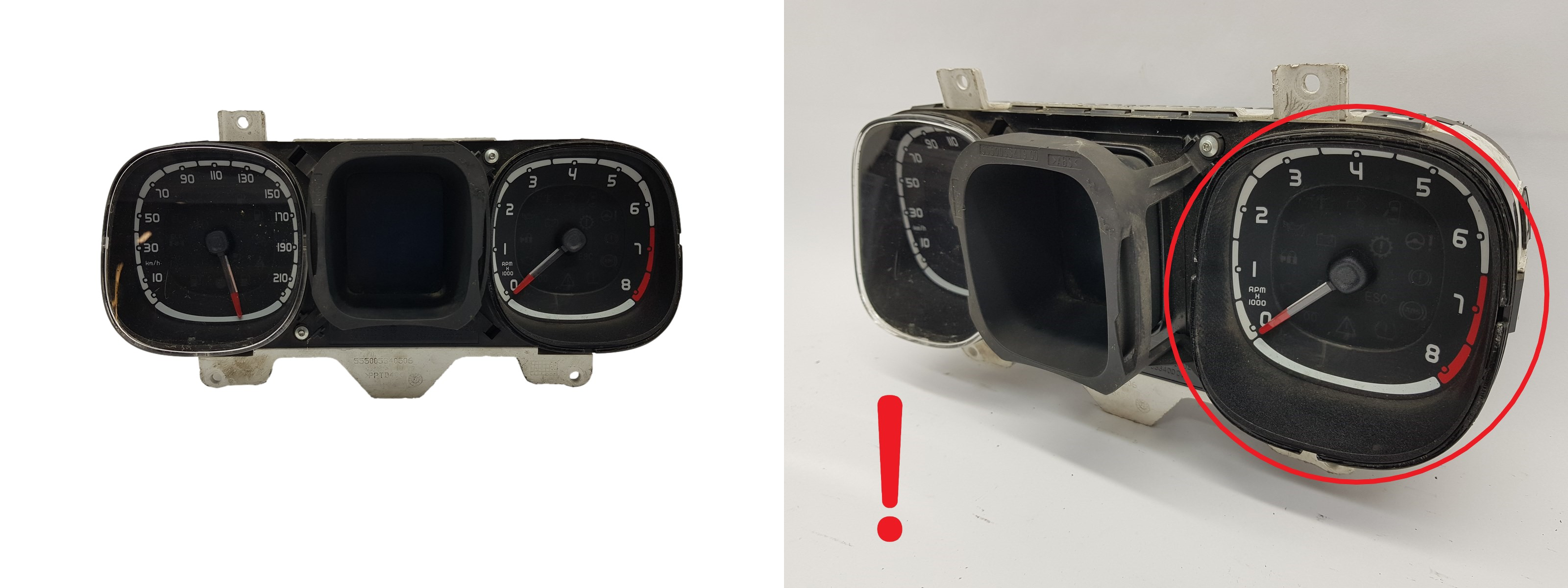 Hastighetsmätare Fiat Panda 0887766550 1836 main product photo