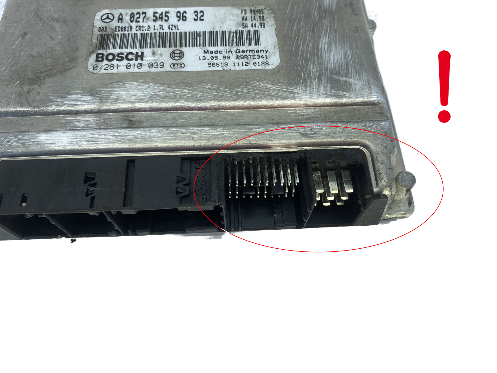 Styrenhet A0275459632 0281010039 Mercedes Bosch 49540 main product photo