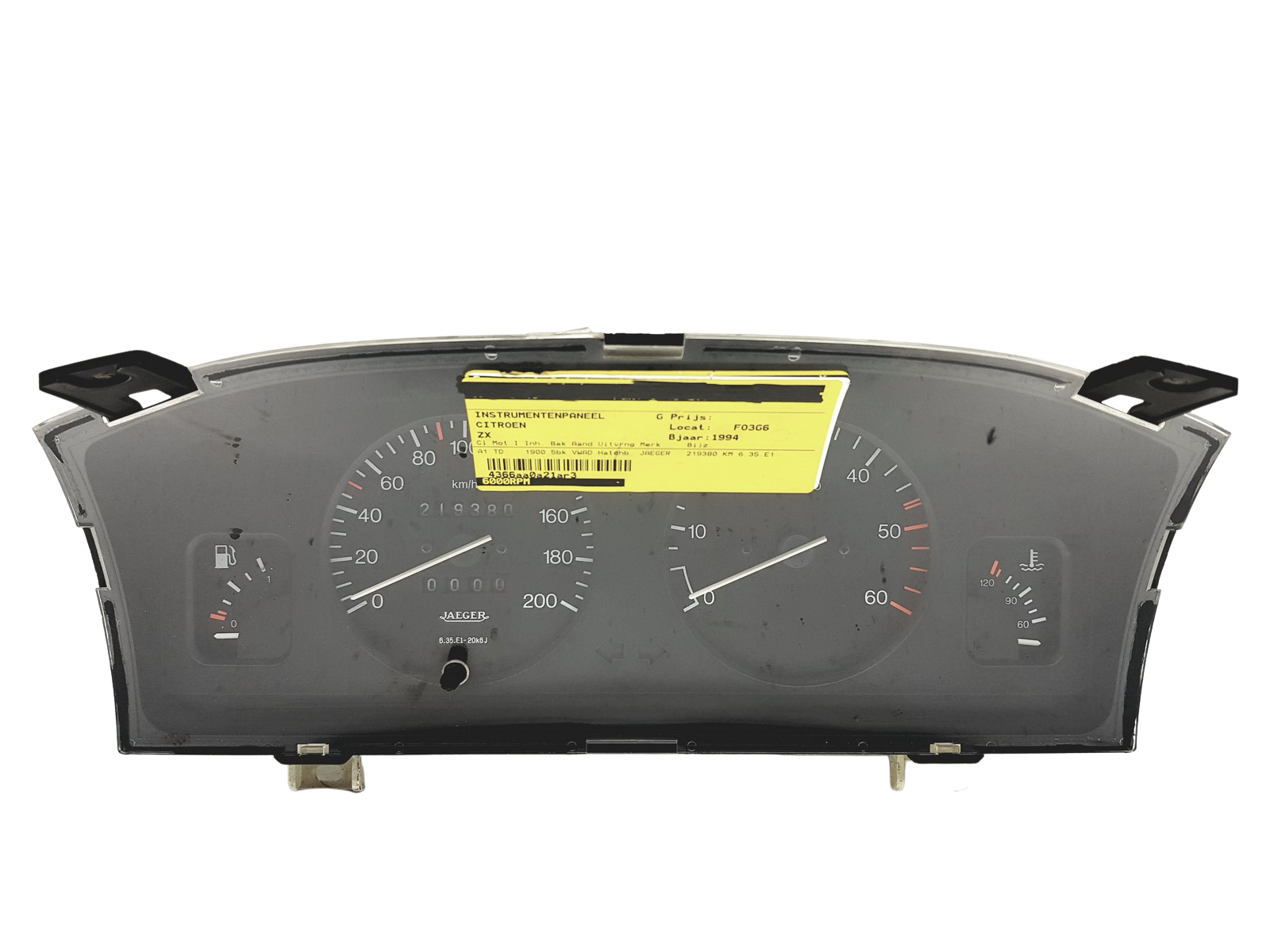 Varvräknare Citroen ZX 9618510780 49685 main product photo
