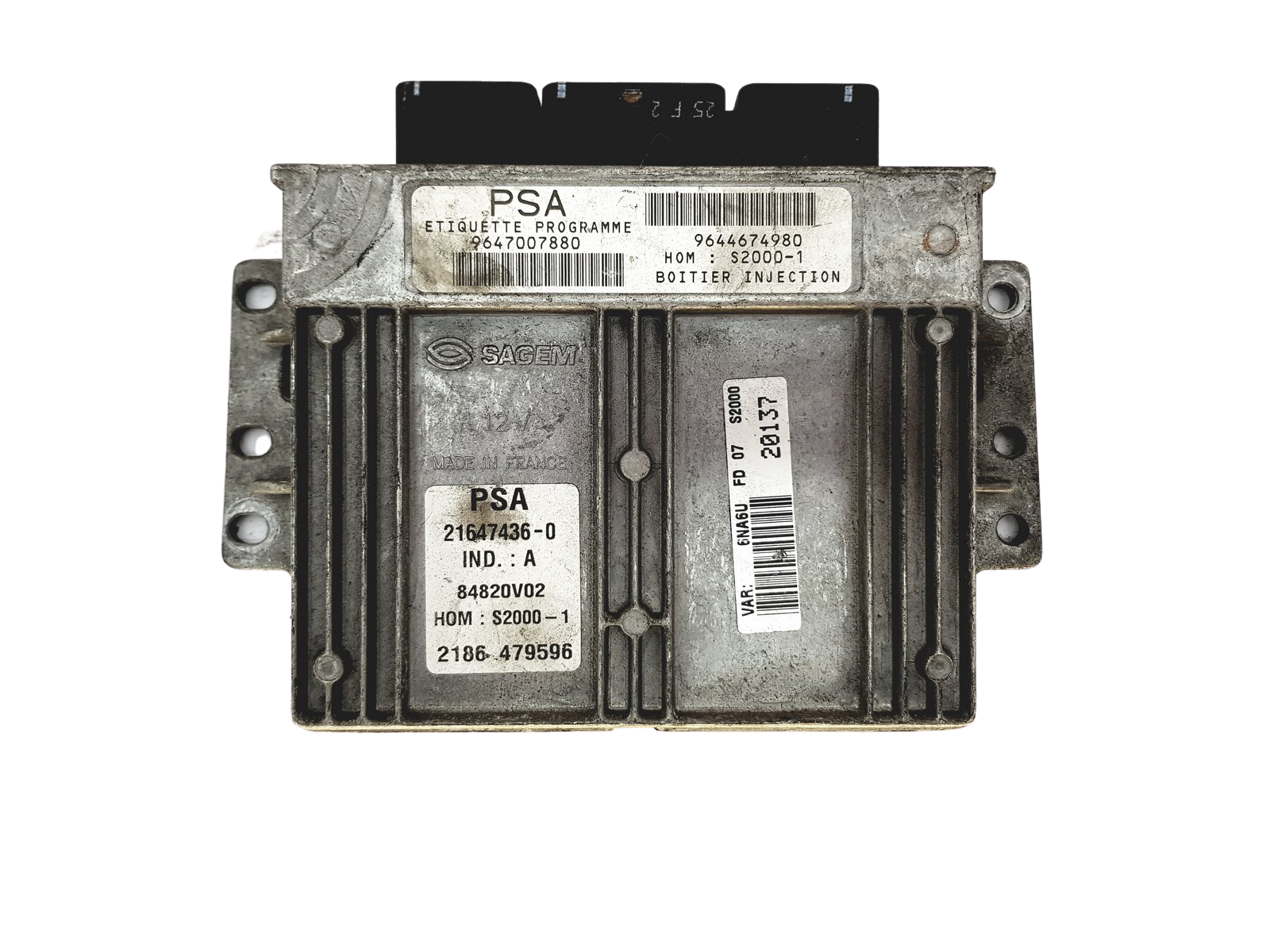Styrenhet 9647007880 9644674980 21647436-0 PSA Sagem 27618 main product photo