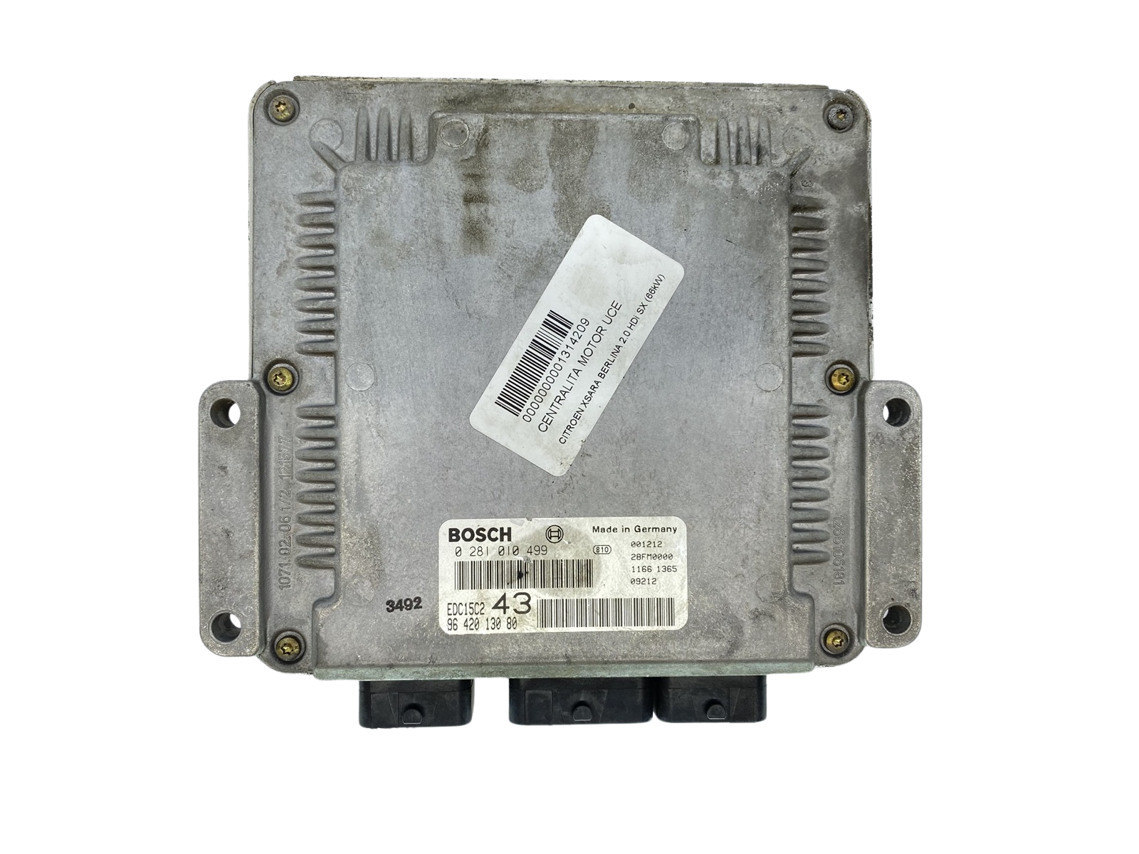 Styrenhet 0281010499 9642013080 PSA Bosch 63918 main product photo
