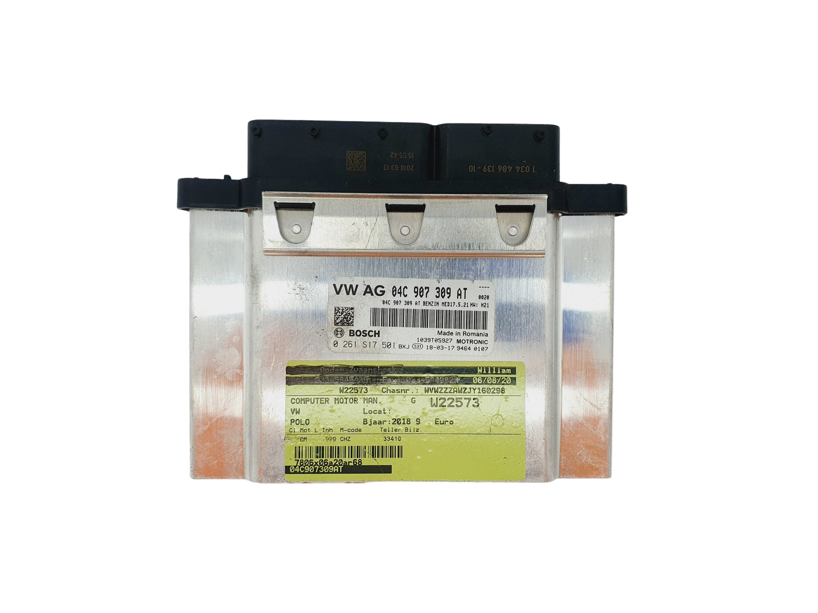 Styrenhet VW Seat 04C907309AT 0261S17501 Bosch main product photo