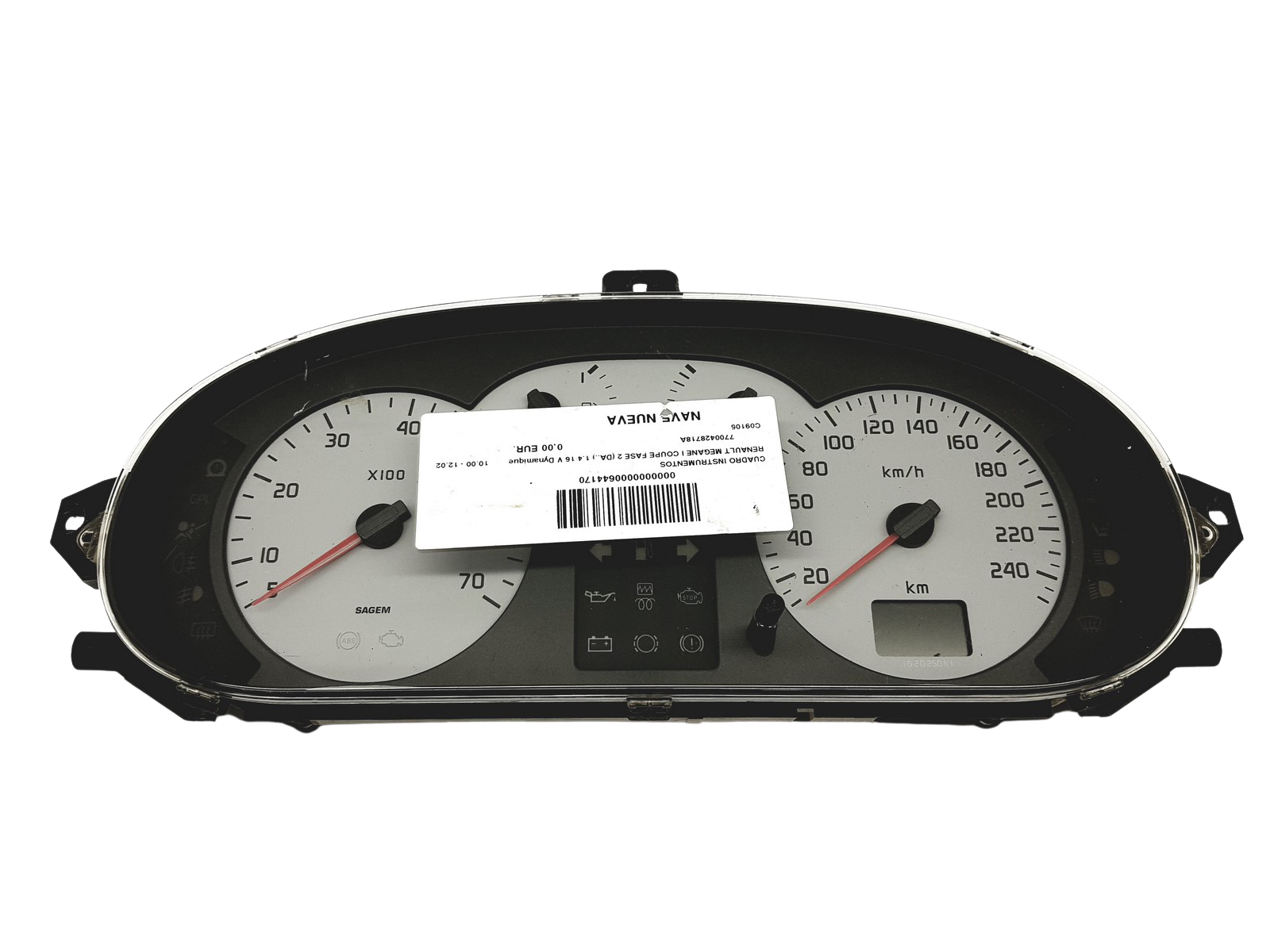 Hastighetsmätare Renault Scenic 1 7700428718 A 47617 main product photo