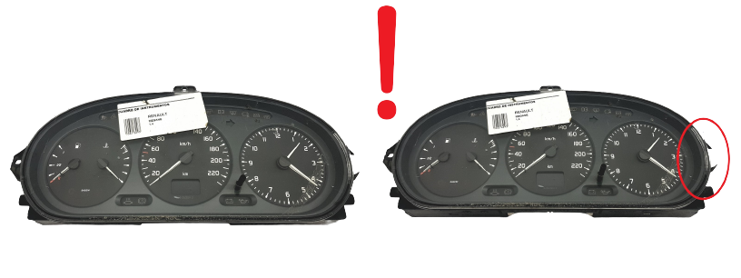 Hastighetsmätare Renault Megane 1 7700847780 D 57591 main product photo
