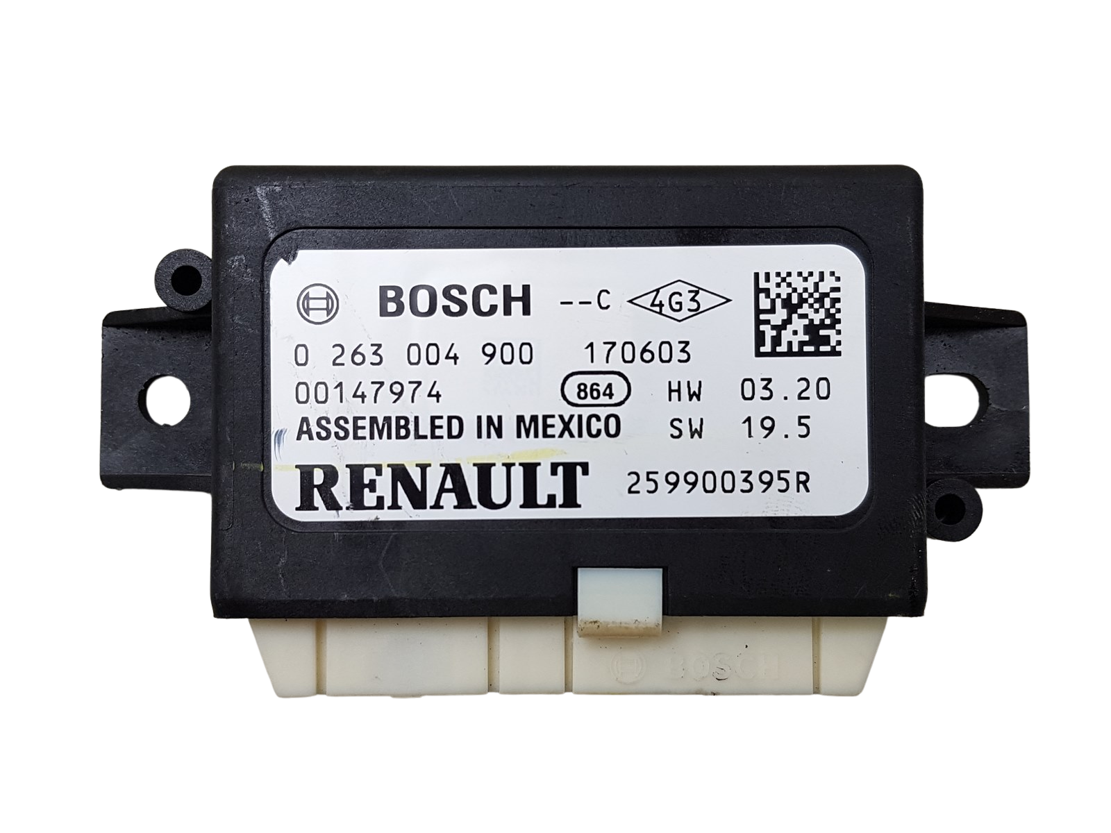 PDC Modul Renault Dacia 259900395R 0263004900 Bosch main product photo