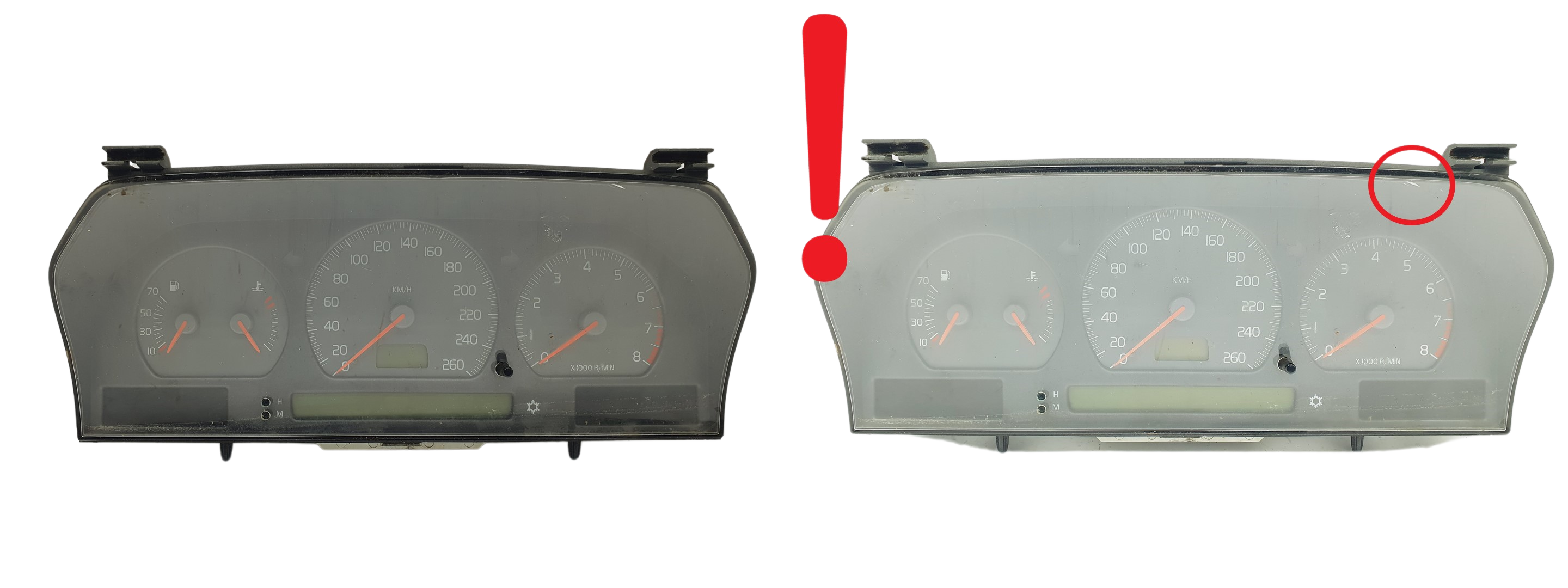 Hastighetsmätare Volvo V70 S70 9148926 69794-660T 60936 main product photo