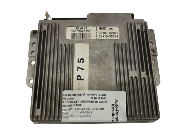 Styrenhet Hyundai K103300115A 39100-22461 Siemens main product photo