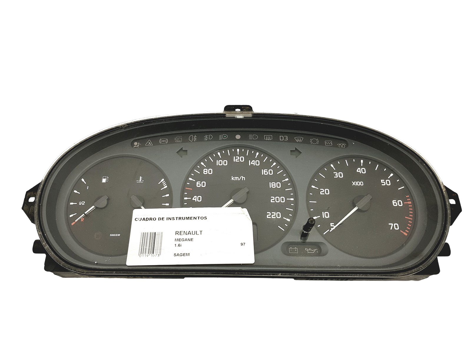 Hastighetsmätare Renault Megane 1 Scenic 1 21578161-2 47532 main product photo
