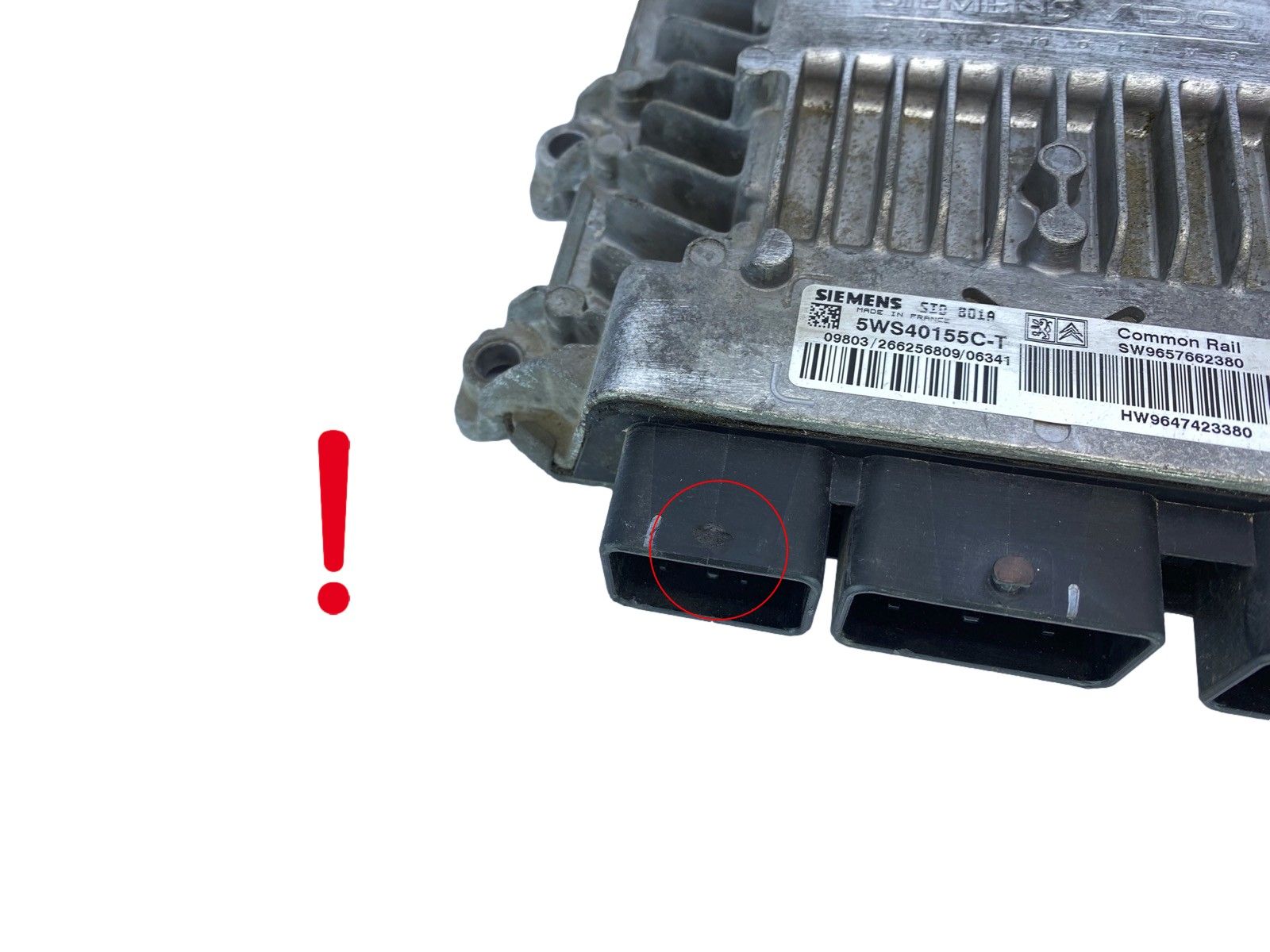 Styrenhet 9657662380 9647423380 5WS40155C-T PSA Siemens 62812 main product photo