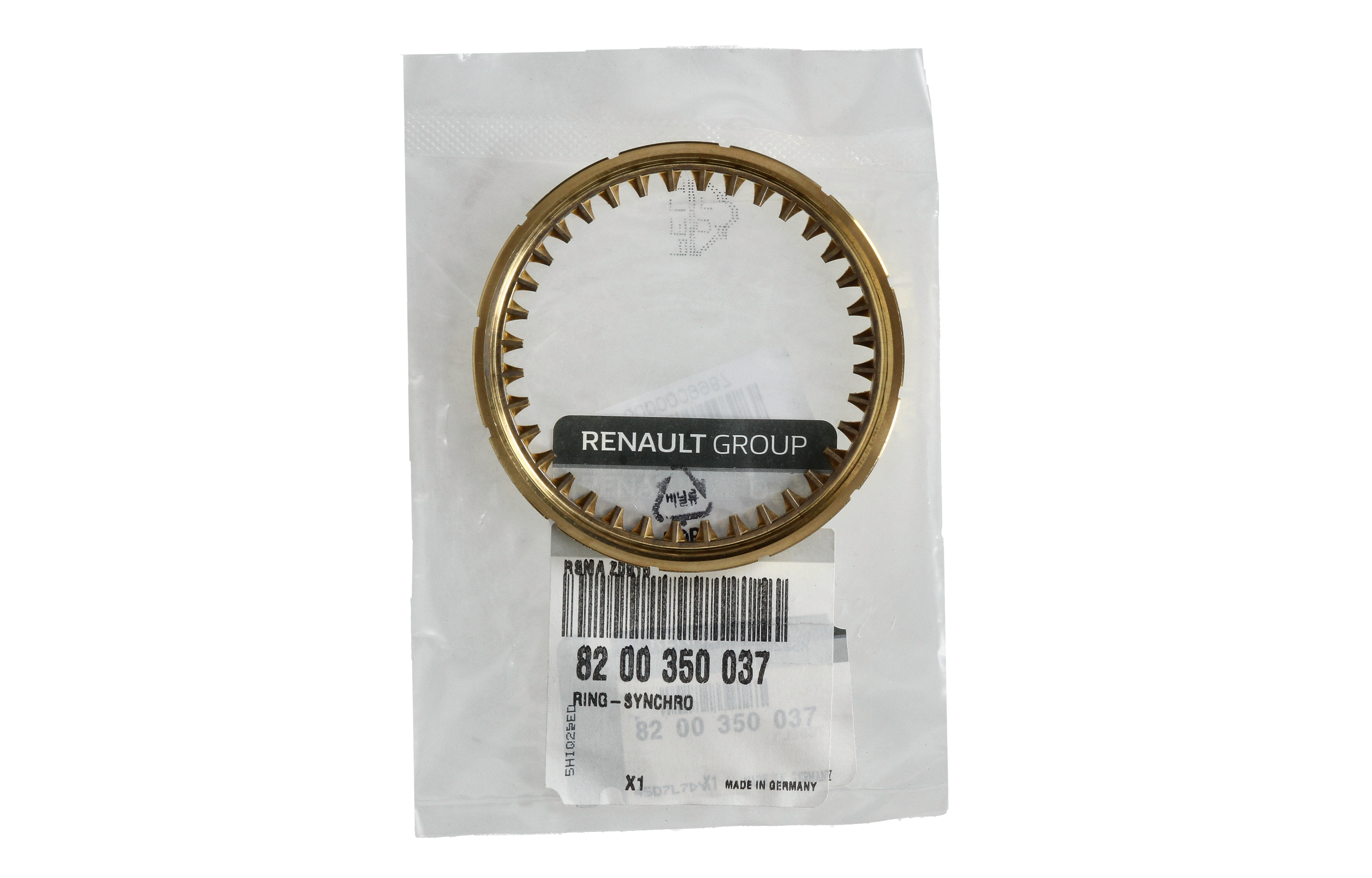 Synkroniserare Original Renault PF6 8200350037 main product photo