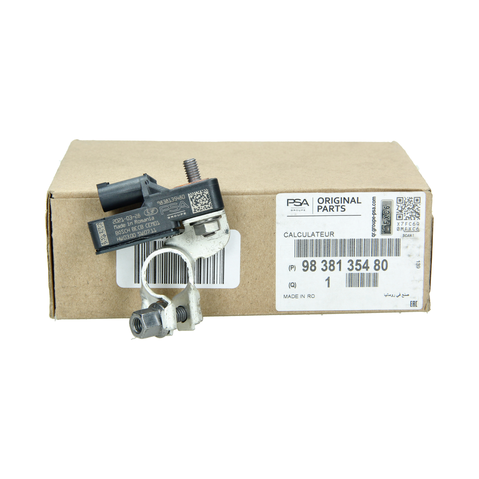 Terminalklämma Original 9838135480 Citroen Peugeot main product photo