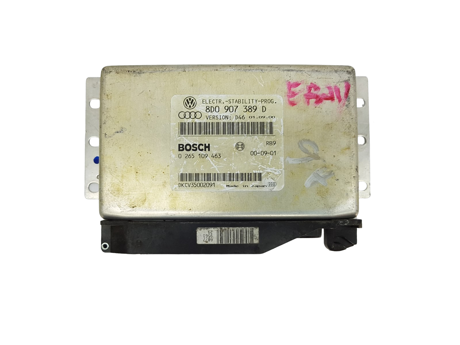 Styrenhet VW Audi 8D0907389D 0265109463 Bosch 16084 main product photo