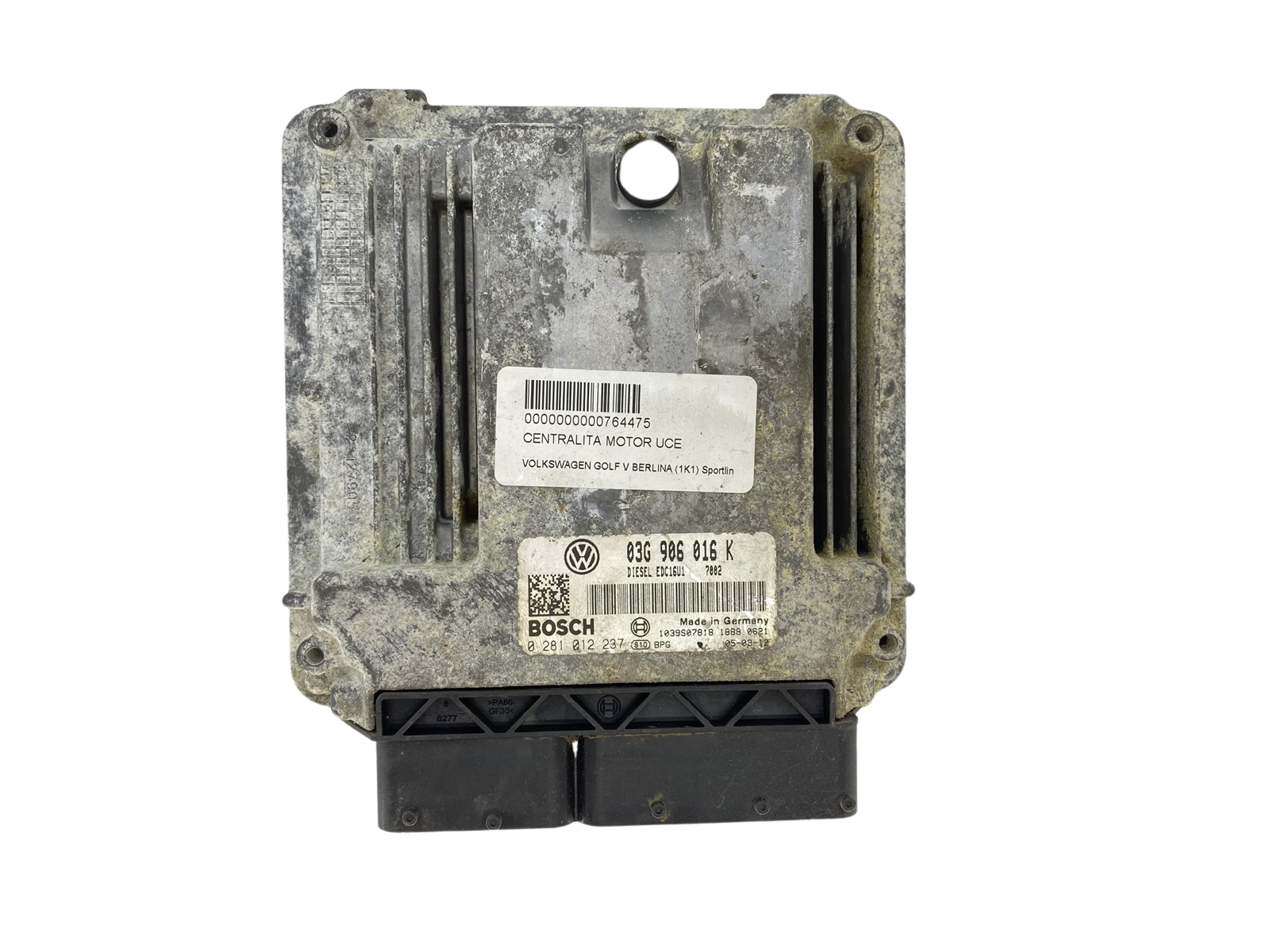 Motorstyrenhet ECU 03G906016K 0281012237 Audi Skoda 59683 main product photo