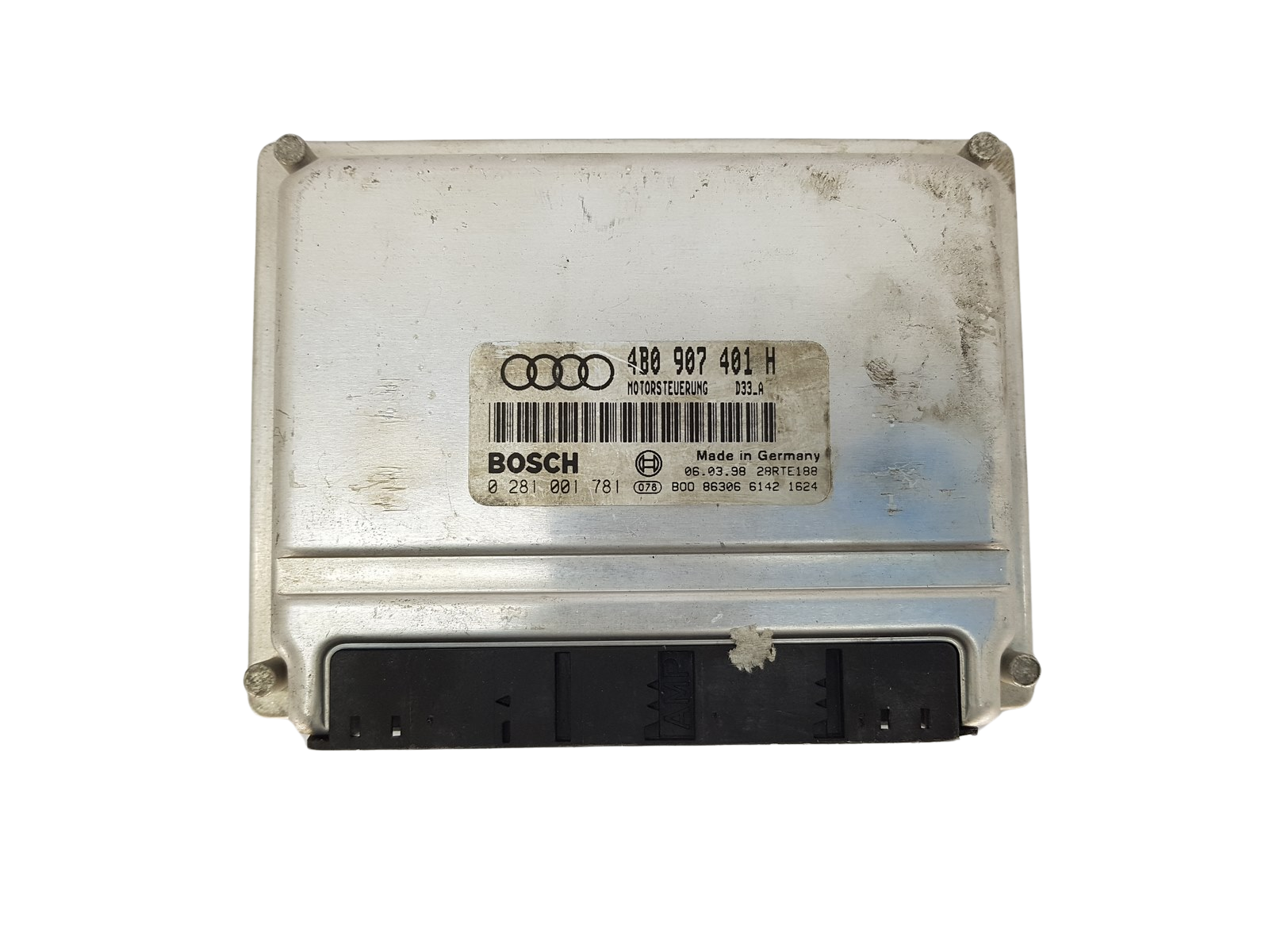 Styrenhet 4B0907401H 0281001781 Audi Bosch 3433 main product photo