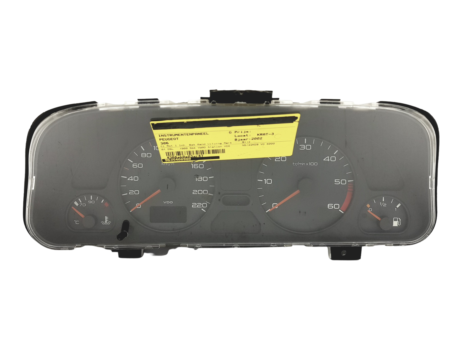 Hastighetsmätare Peugeot 306 9635408980 110008808070 44953 main product photo