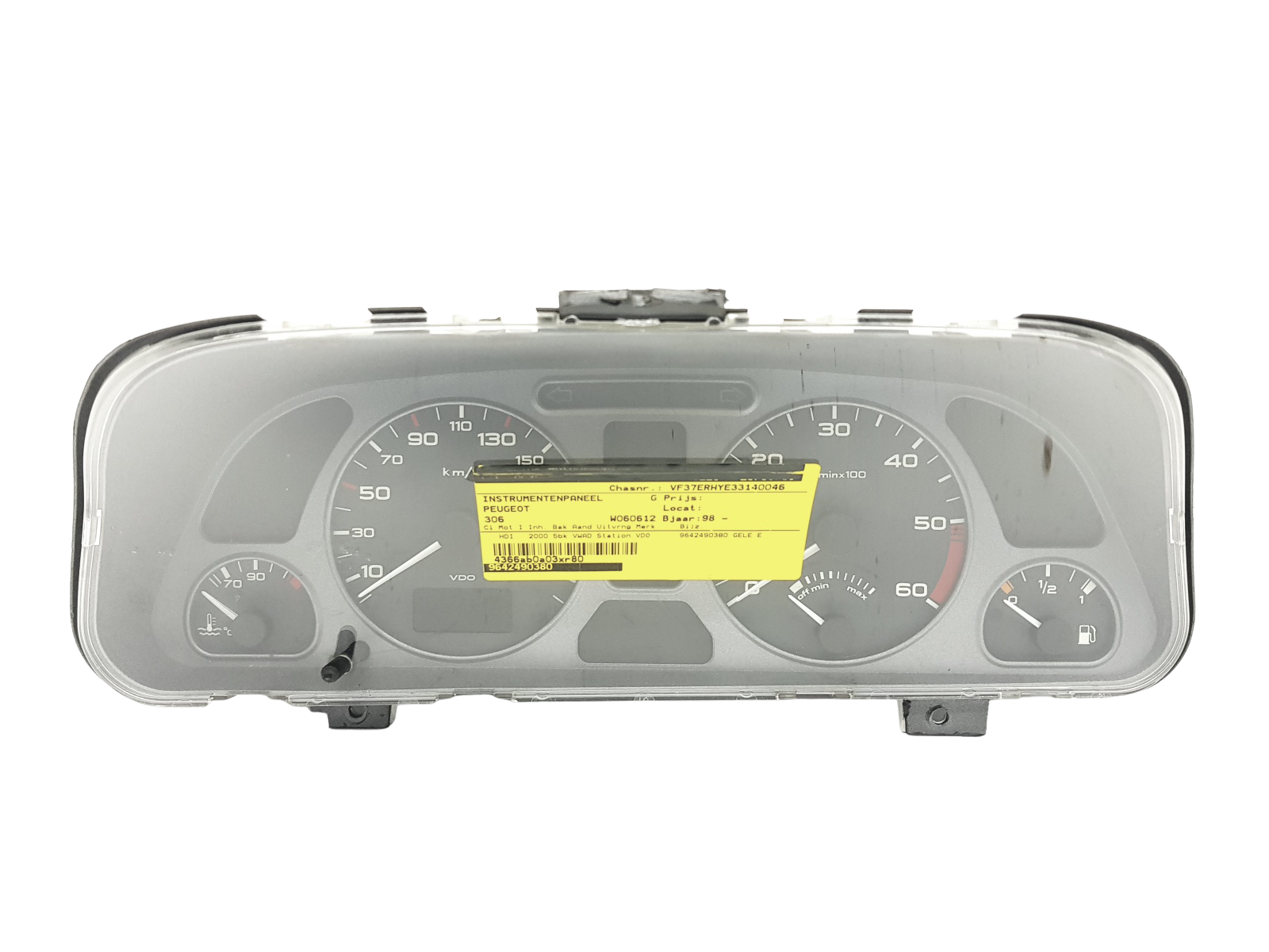 Hastighetsmätare Peugeot 306 9642490380 110008808176 46133 main product photo