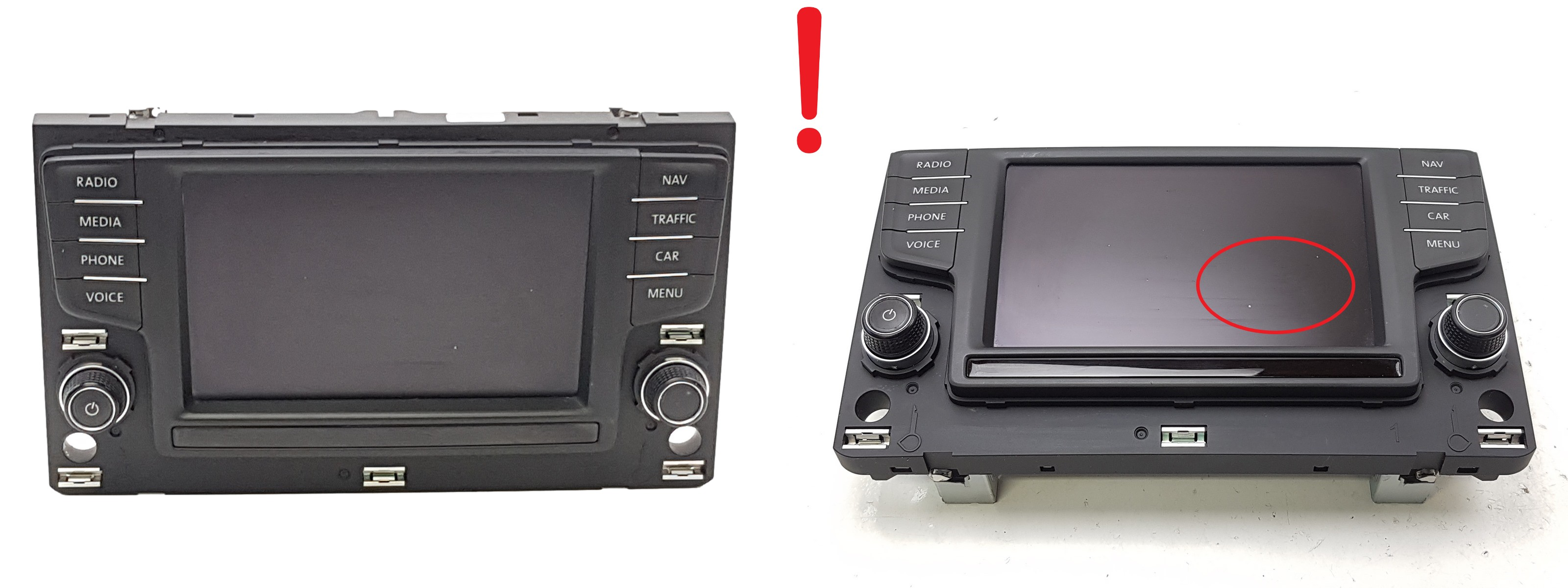 Radiodisplay Navi Volkswagen 3G0919605D ABT Std2 Nav main product photo