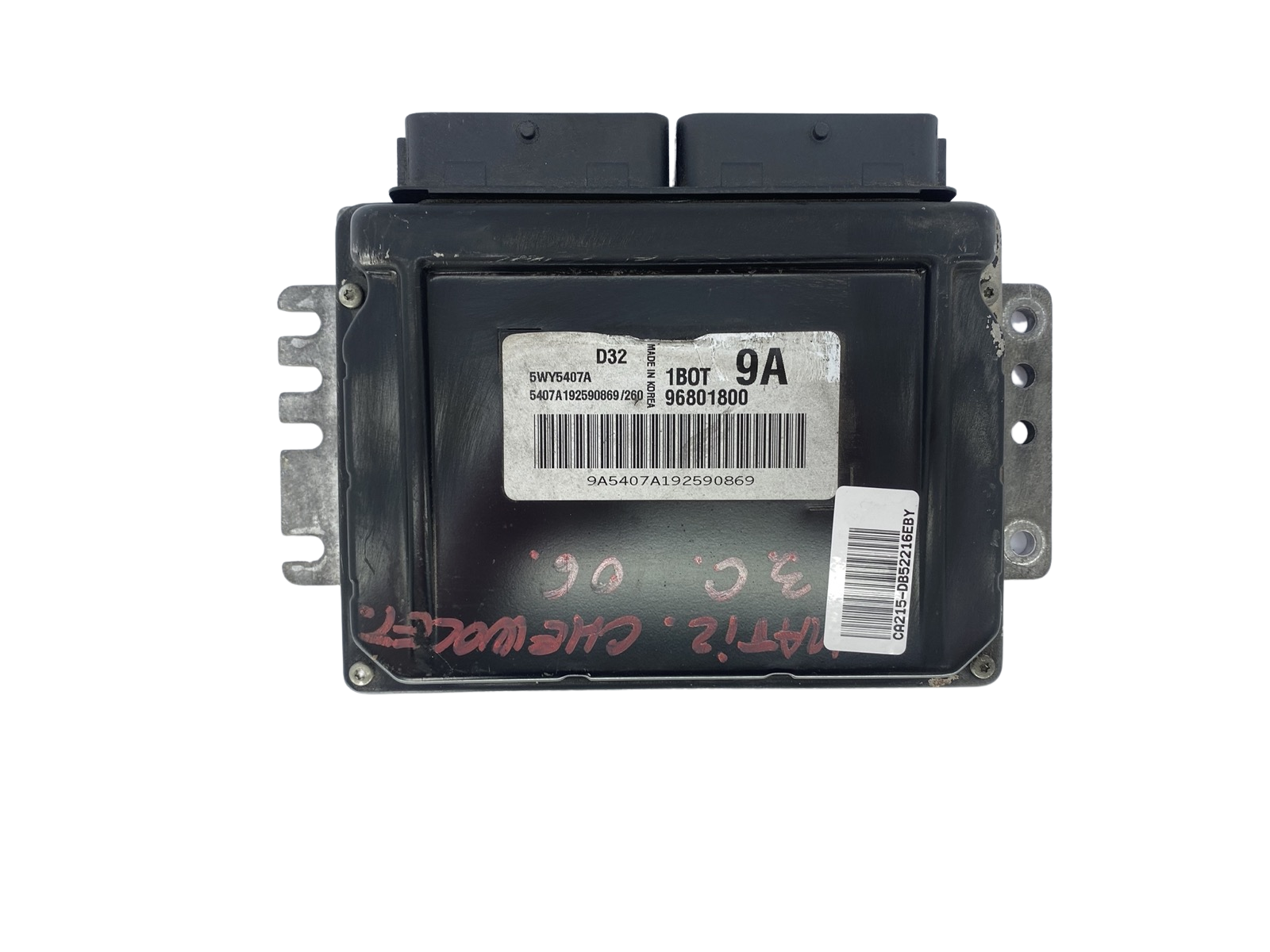 Styrenhet 96801800 5WY5407A D32 1BOT 9A Chevrolet Kemsco 52216 main product photo