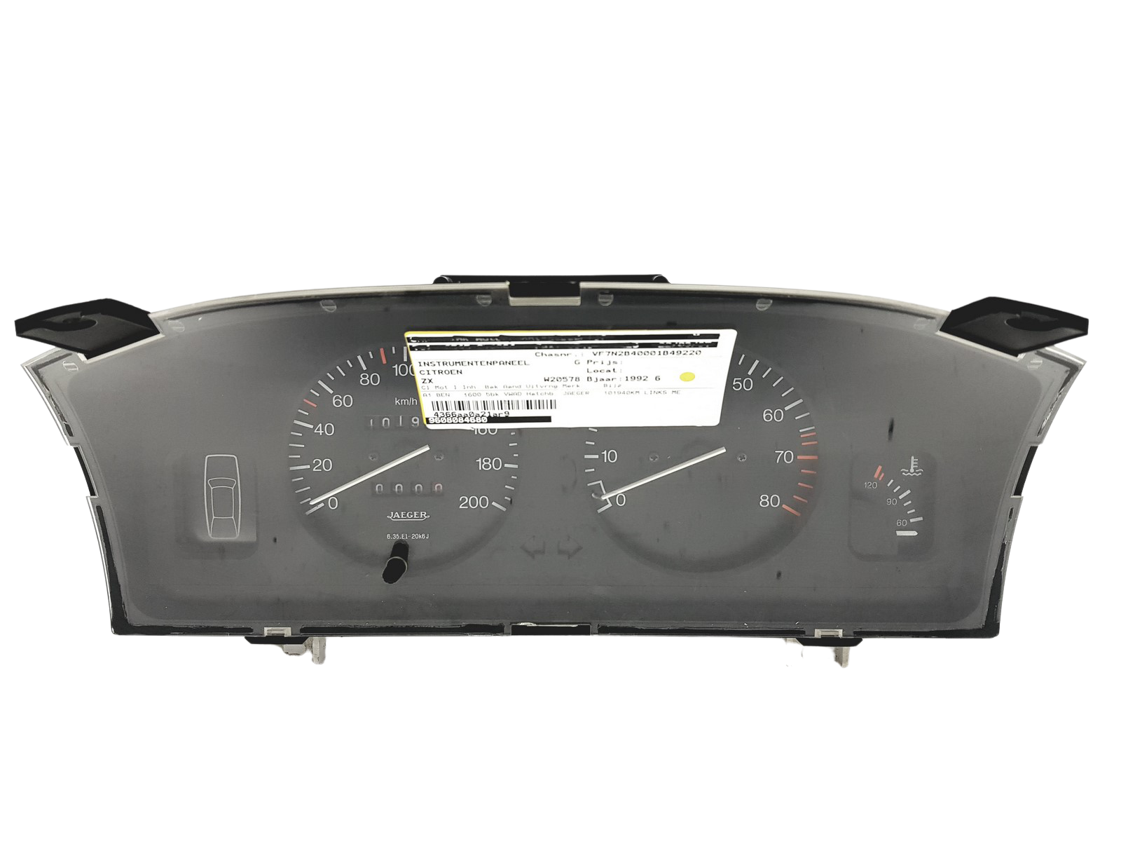 Varvräknare Citroen ZX 9608084680 49686 main product photo