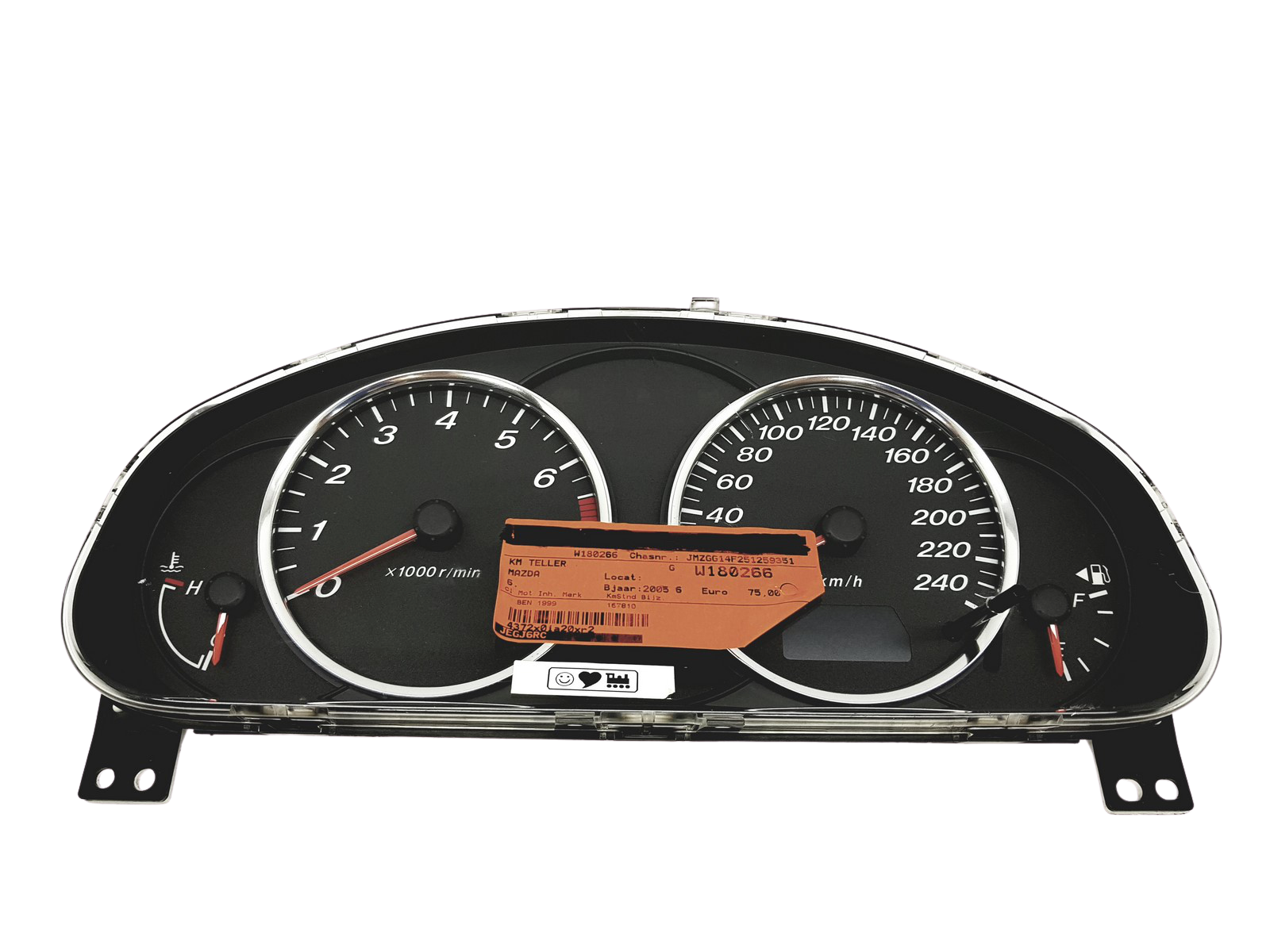 Varvräknare Mazda 6 JEGJ6RC 32301 main product photo