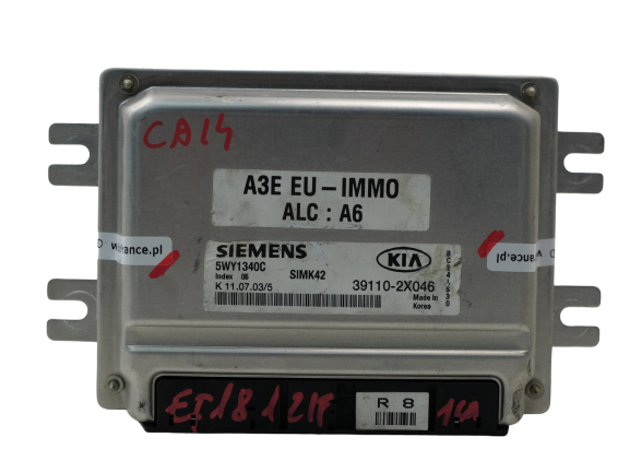 Styrenhet KIA Rio 39110-2X046 5WY1340C 1.3 Siemens main product photo