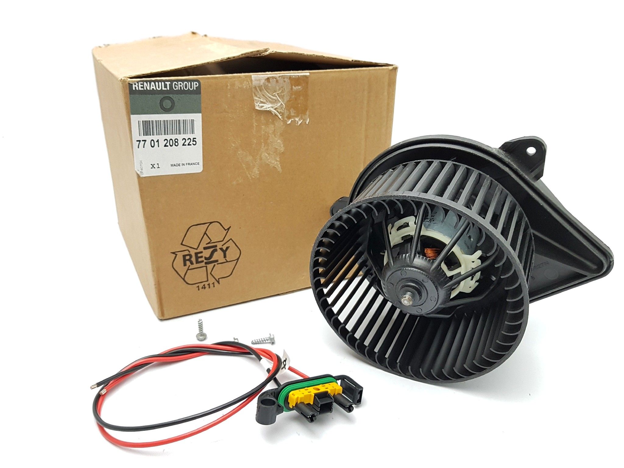 Värmefläktmotor Original Trafic II Vivaro Primastar 7701208225 main product photo