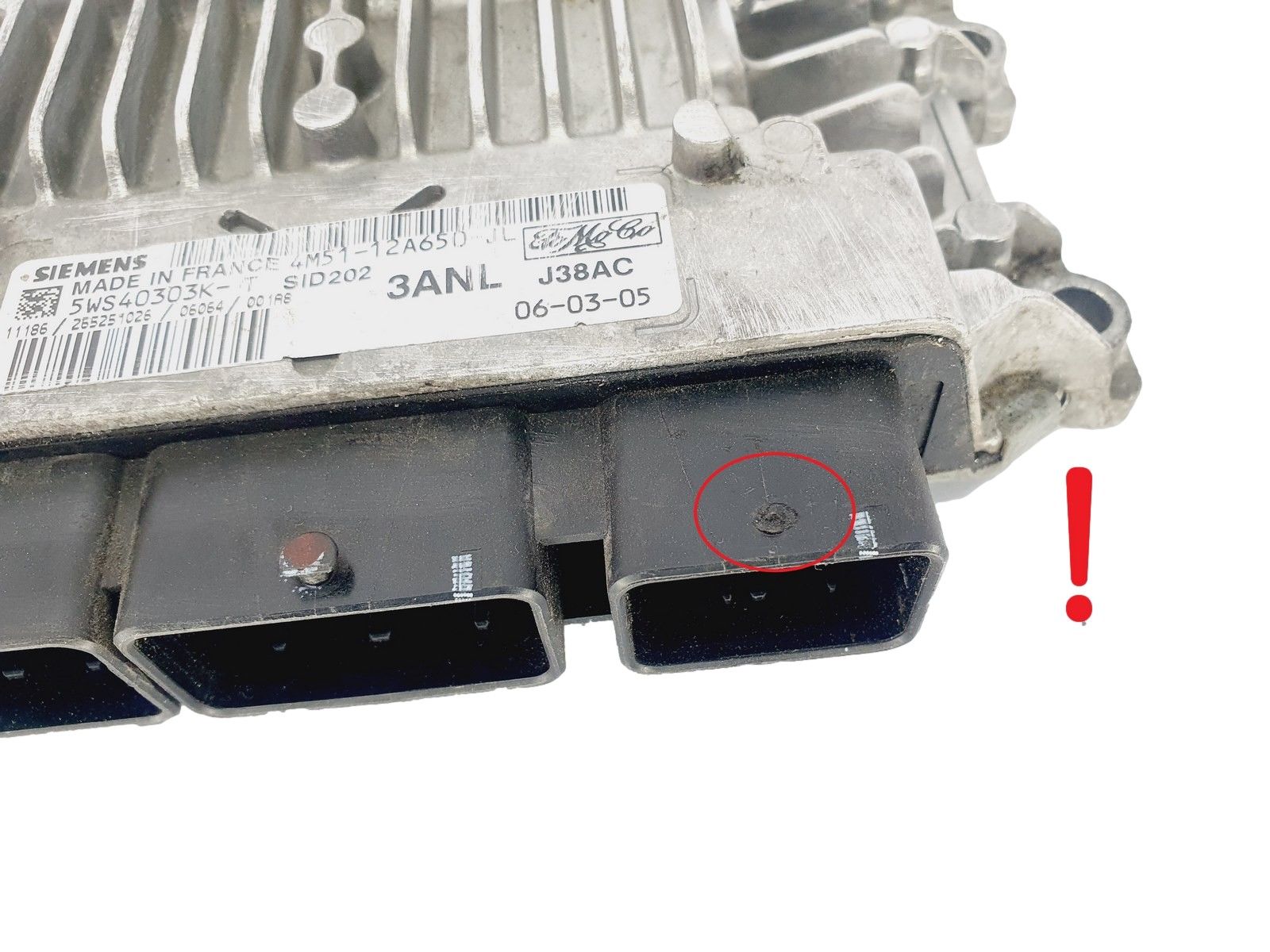 Styrenhet 5WS40303K-T 4M51-12A650-JL SID202 Ford Siemens 45689 main product photo