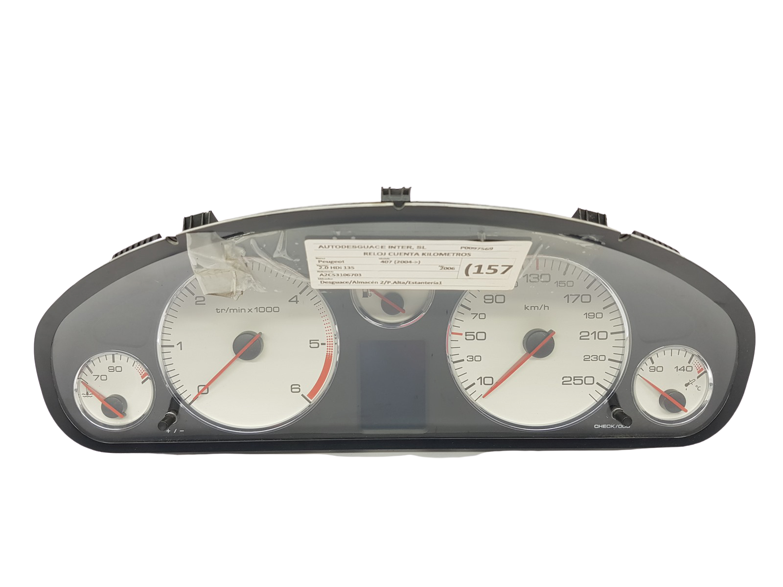 Varvräknare Peugeot 407 9658138580 A2C53106703 26990 main product photo