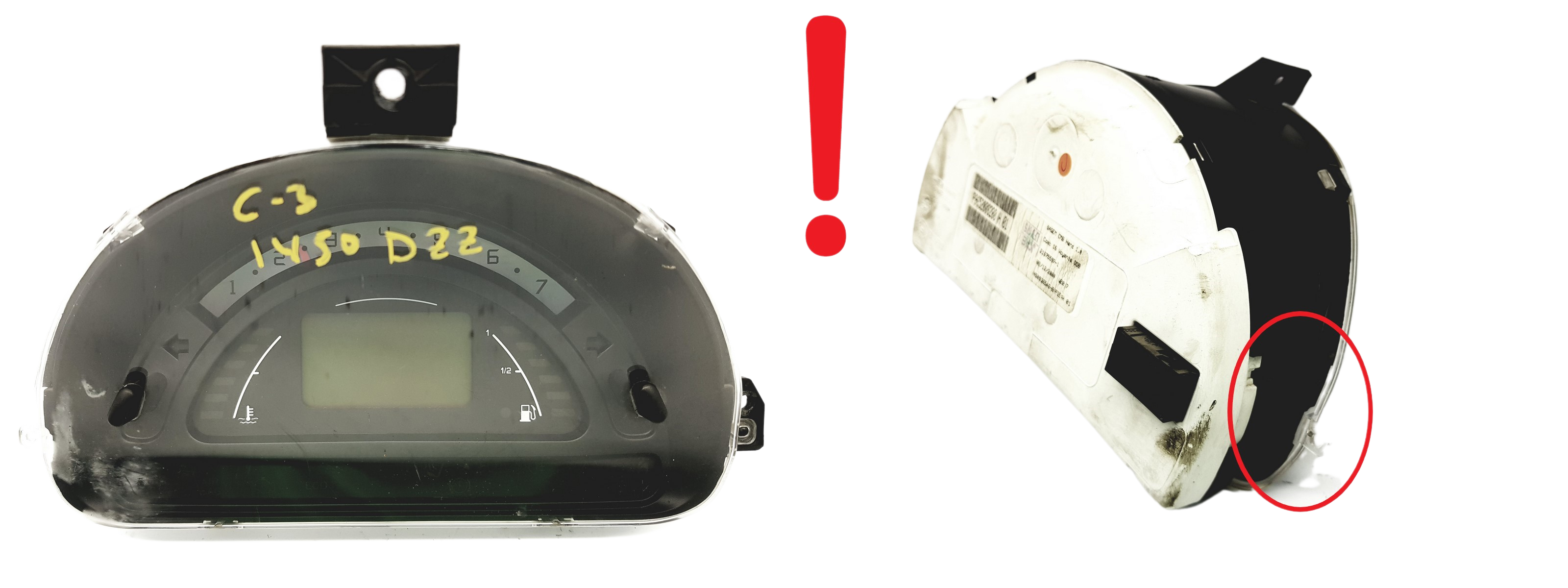 Varvräknare Citroen C2 C3 9652008280 H 01 59117 main product photo