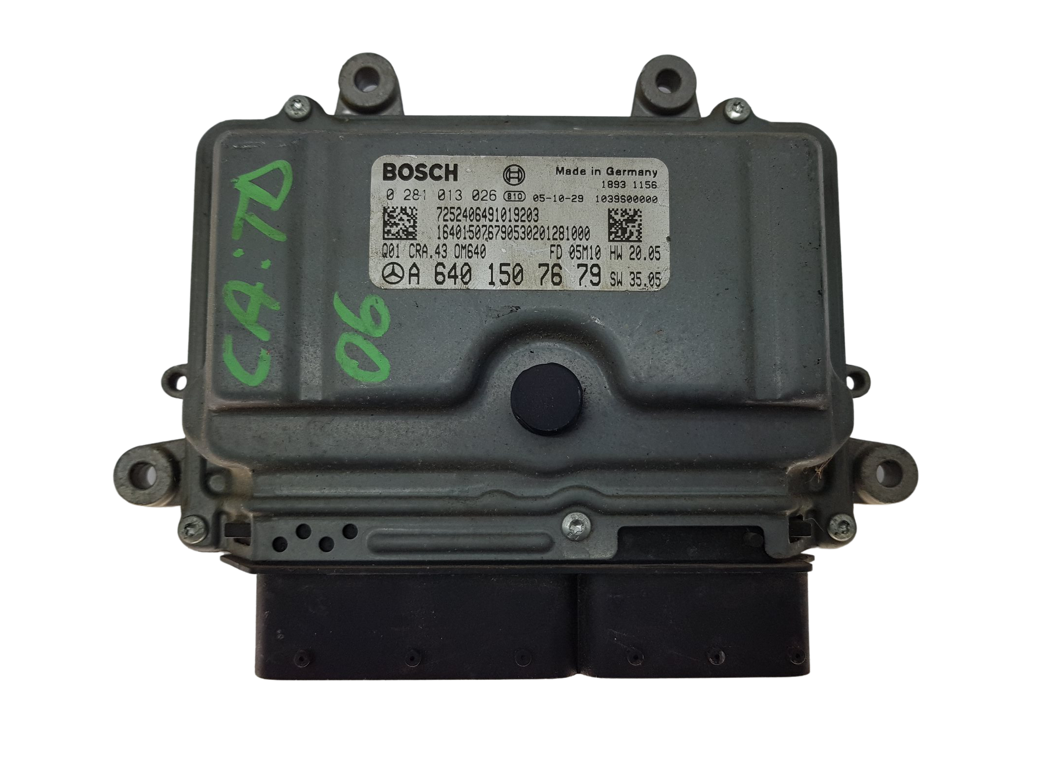 Styrenhet A6401507679 0281013026 1039S00000 Bosch Mercedes main product photo