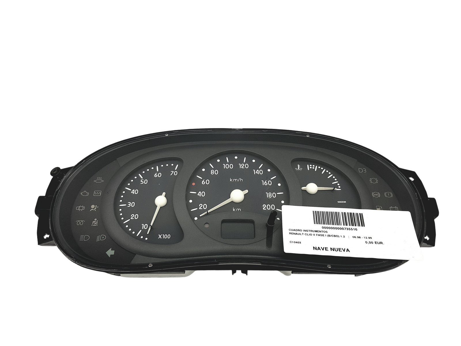 Varvräknare Renault Clio 2 7700410432 G 55549 main product photo