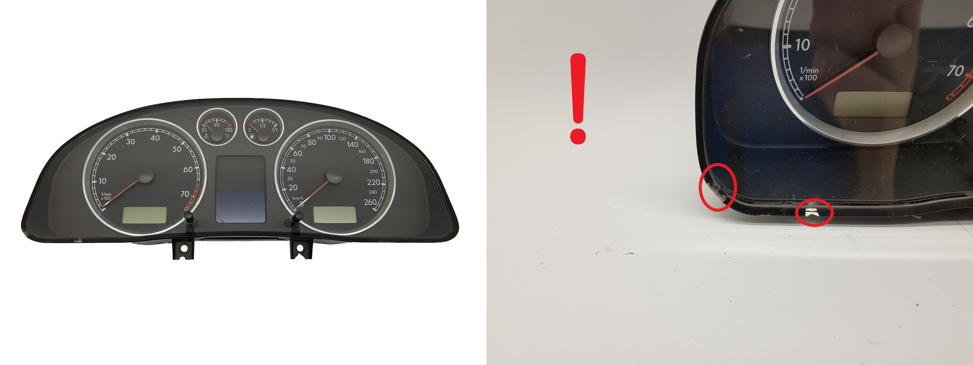 Varvräknare VW Passat B5 3B0920829 110080198011 VDO 2660 main product photo