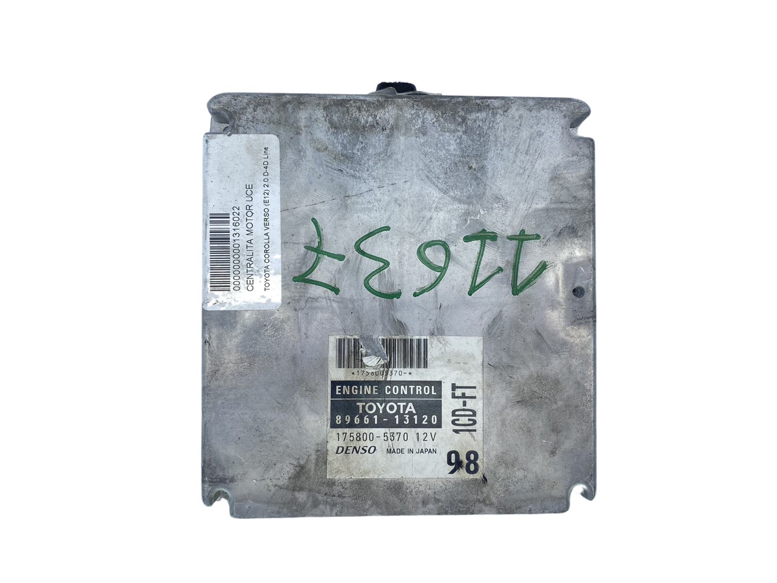 Styrenhet 89661-13120 175800-5370 1CD-FT Toyota Denso main product photo