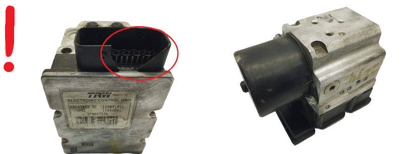 Abs-pump Opel Vectra C 54084712A 09191496 GM TRW 63870 main product photo