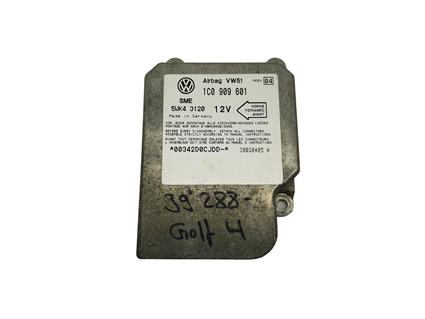 Styrenhetsmodul 1C0909601 5WK43120 VW Siemens 69056 main product photo